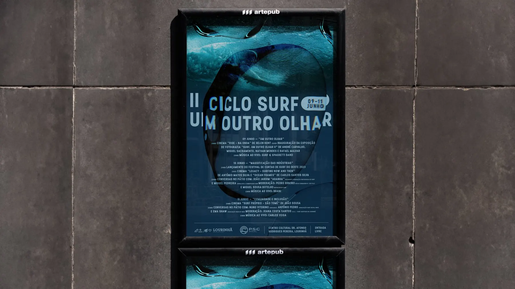 II Ciclo de Surf street poster