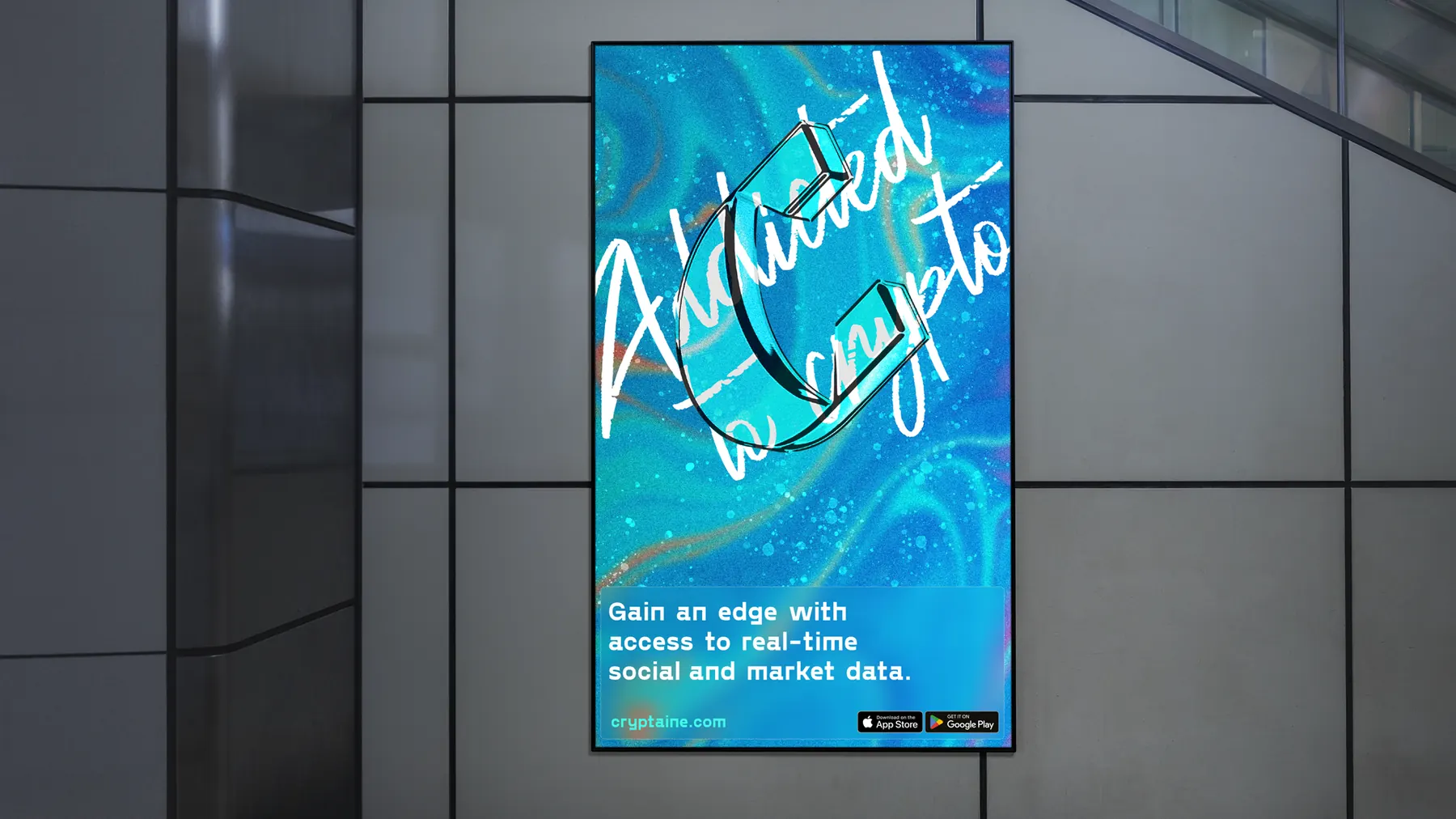 Cryptaine outdoor poster